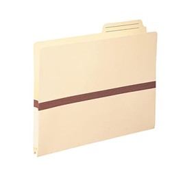 Smead File Pocket, 2/5-Cut Printed Tab, 1" Expansion, Reinforced, Letter Size, Manila, 50 per Box (75487)
