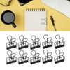 50Pcs Hollow Binder Clips Metal Paper Binder Clips for Documents