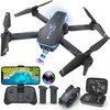 Drone with 1080P Camera for Beginners and Adults, Foldable Remote