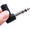 Yotsuba 1/4 Inch TRS to 3.5mm Right Angle Adapter, 2