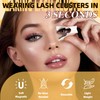 QUEWEL Magnetic Eyelashes, 1 Pair of Fine Magnetic Eyelashes, Reusable