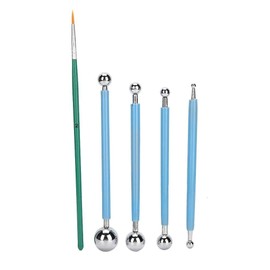 Kit de puntos Mandala, 20 piezas Herramientas de puntos de doble cara Pincel para uñas Herramienta de puntos Mandala DIY Ball Stylus Varillas de acrílico para arte de uñas DIY y salón