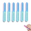 Pack of 6 polishing files, fingernails, natural nails, nail file,
