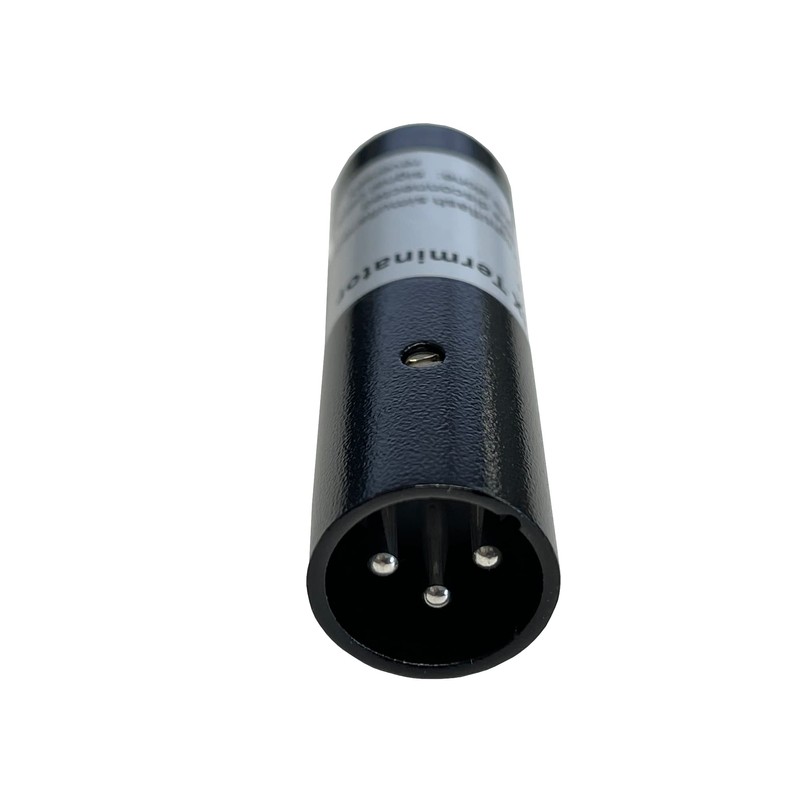 JEUME DMX Terminator, 3-Pin Male with Line Check Function, 120Ω