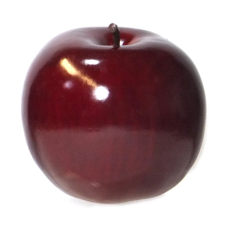 Vasefill Artificial Apple Extra-large 3.75-in Round Apples Fake Fruit Red