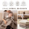 Aqua Sofa Cover, Beige, 65×170cm, Mofua IBUL, 100% Cotton, Cloud