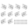 sourcing map 10 Pcs Stainless Steel Tile Hanger, Adjustable Tile