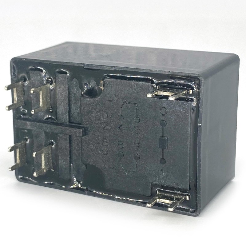 2-Pack T92S7D12-12 Relay – 12VDC 30A 6-Pin DPST-NO (2 Form
