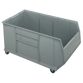 FSE 373-QRB256MOBGY RackBin 42" Containers, Mobile, 41-7/8"L x 23-7/8"W x 20-1/2"H, for use with 42"D Pallet Racks, Gray, Made in USA