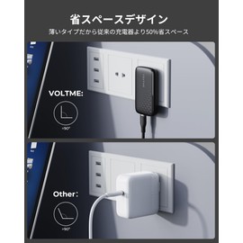 VOLTME USB Charger, Low Profile 45W (Black)