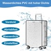 Watproofit PVC Suitcase Cover, Waterproof Protective Cover for Suitcase, Transparent,