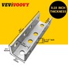 VEVIVOOVY U-Shaped Brace Fitting,0.157“ Thick Heavy Duty Strut Connector Bracket