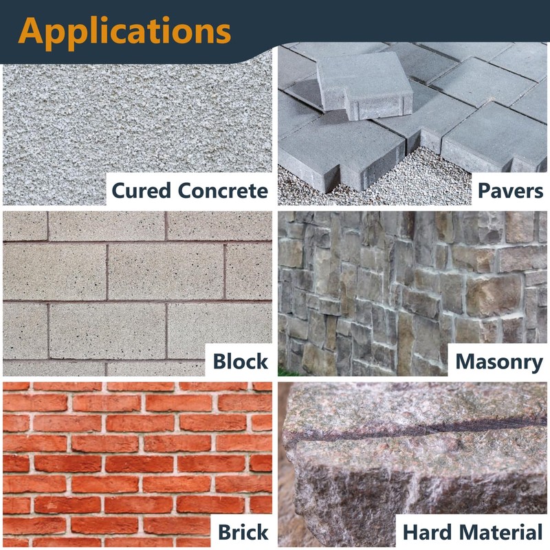 POWERTEC 10" Laser-Welded Segmented Diamond Saw Blade for Wet Tile