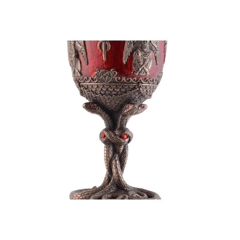 VOGLER Joh. Vogler GmbH Baphomet Chalice with Snake Handle Bronzed