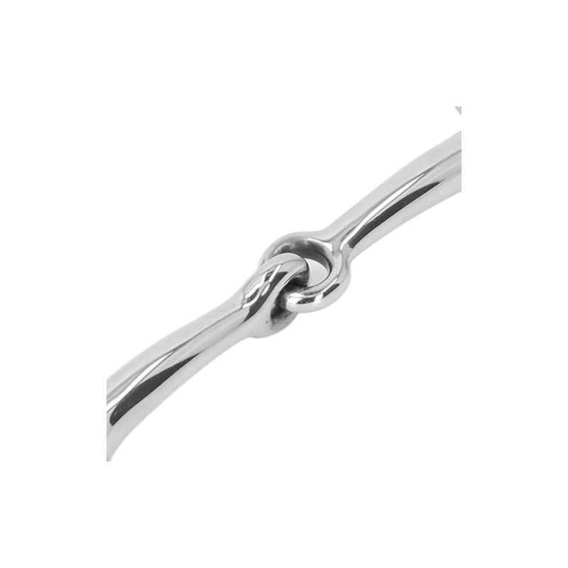 LEATHERRIDE Horse O-Ring Snaffle Bit