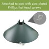 Woodlink Metal 4 x 4 Inch Wrap Around Bird Feeder
