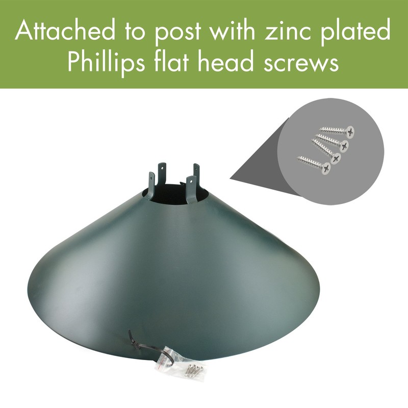 Woodlink Metal 4 x 4 Inch Wrap Around Bird Feeder