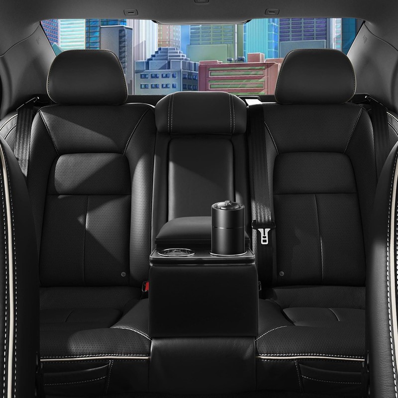 TENGBASE Universal Truck Seat Organizer, Black Storage Box with 2