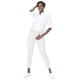 NYDJ Women's Ami Skinny Legging Denim Jeans, Feather, 8