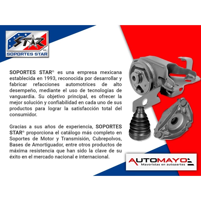 1-repuesto Soporte Motor Toyota Highlander 6 Cil 3.5l 09