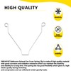 S99140187 Bathroom Exhaust Fan Cover Spring Clips for Broan-Nutone Square