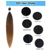 Yaki Straight Hair 20 Inch Prestretched Braiding Hair Extension T3027