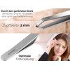 Professional Eyebrow Hair Plucking Tweezers Straight 9 cm 2 mm