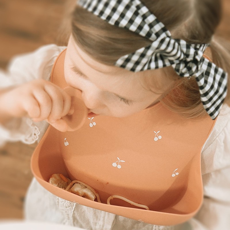 Moonkie Silicone Baby Bibs Set of 2, BPA Free Waterproof