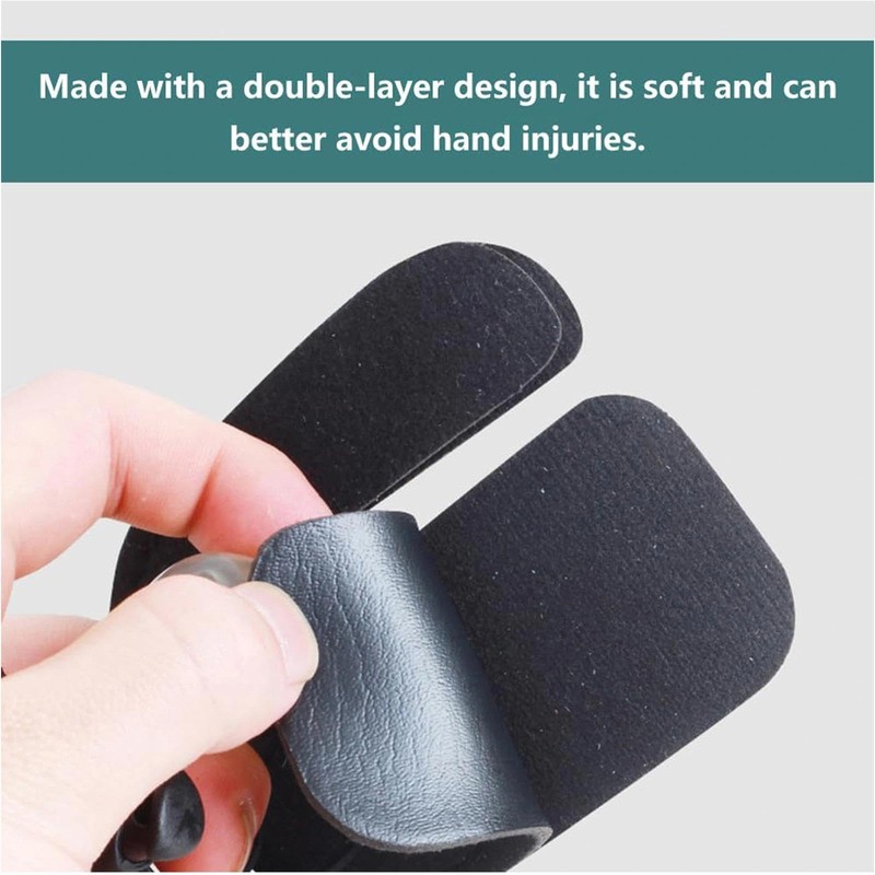 Aczyqws Archery Finger Tab, Leather Archery Finger Tab, Archery Finger