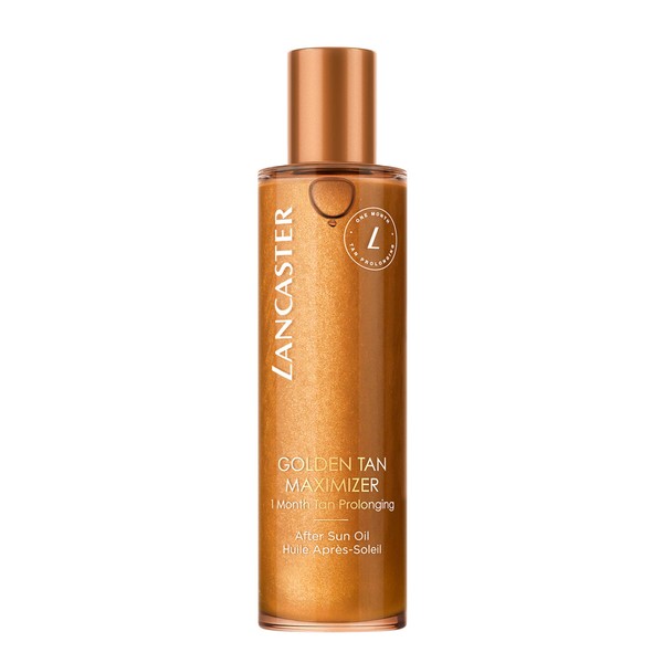 Lancaster Golden Tan Maximizer After Sun Oil 125ml | Natural Tan Accelerator | Soothing | Cooling | After Sun For Body