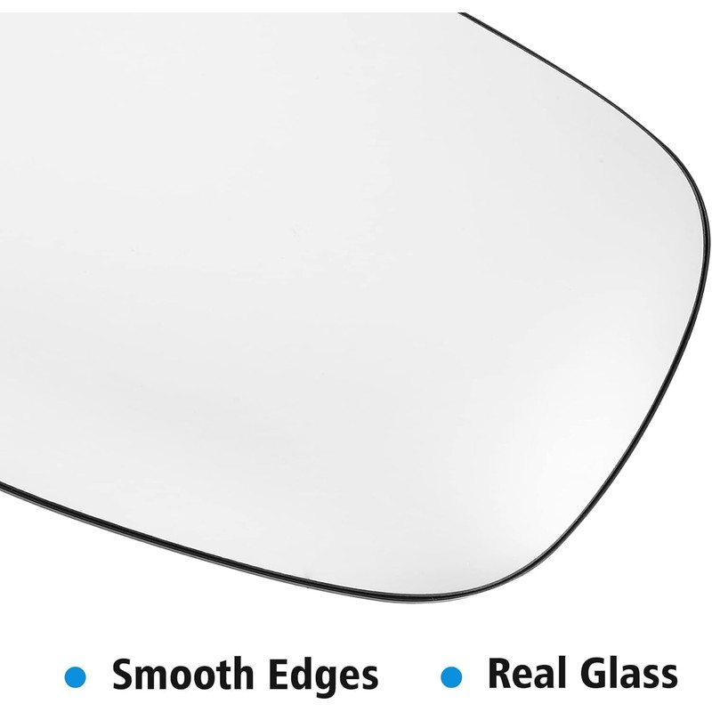 ROWORKX Driver Side Heated Mirror Glass Compatible with 2009-2016 Volkswagen