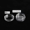 KQHOMEI Small Divided Round Case, 0.2 fl oz (5 ml),
