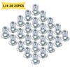25 Pcs 1/4-20 Jack Nut Threaded Insert Petal Nuts Nutserts