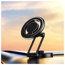 Salior Magnetic Phone Holder for Car, 48 N50 Strong Magnets, 360 Flexible Transformation, Compatible with All Phones, Black
