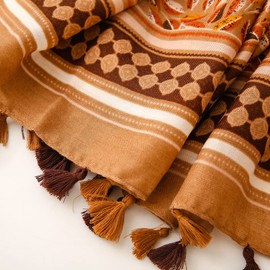 FAIRYGATE Scarf Women's Fashion Oversize Blanket Scarf with Fringes XXL Scarves & Scarves for Women, 66006