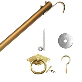 Attic Ladder Pull Down System Kit Attic Staircase Pull-Down System Tool Attic Stairs Pull Down Storage Hook and 51.7 Inch Extension Pole Designed to Replace Traditional Attic Ropes