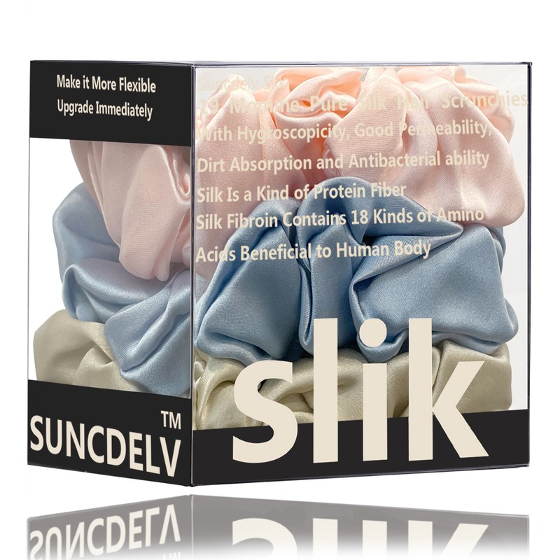 Mulberry Silk Scrunchies