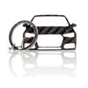 BlackStuff Carbon Fibre Keyring Compatible with A4 S4 RS4 B9