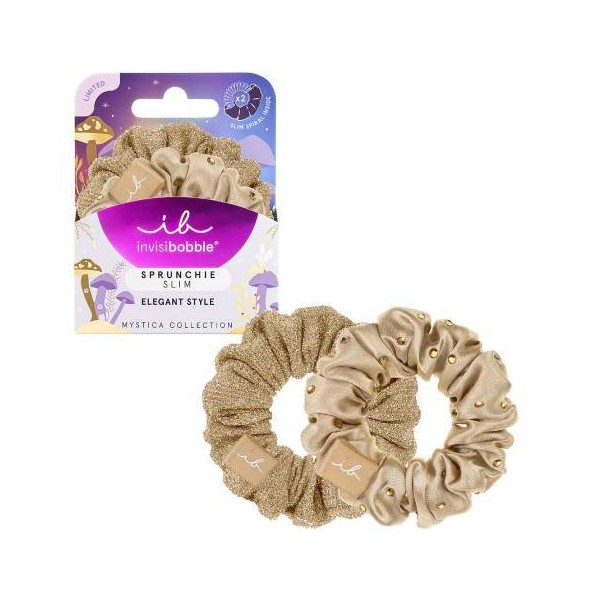 Invisibobble Sprunchie Slim Mystica Deer to Dream, 2pcs
