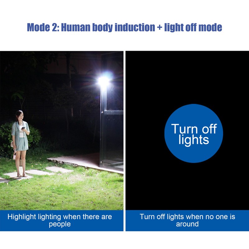 138 LEDs Motion Sensor Light Outdoor Waterproof Solar Wall Lamp