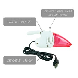 Tradeopia World's Tiniest Vacuum World's Smallest Toys | Smallest Vacuum Red