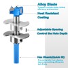 Yuentoen 5 Piece Forstner Drill Bit Set, Adjustable Positioning Drill,