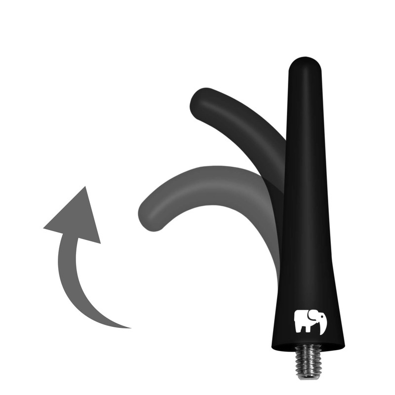 ONE250 2.5" Short Copper Core Antenna, Compatible with Volkswagen VW