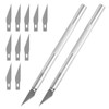 Precision Craft Tool Set with 2 Aluminium Handles and 10