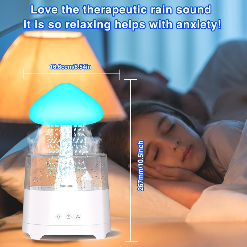 Diffuserlove Diffuserlove Rain Diffuser Cloud Humidifier Water Drip Diffuser Humidifier