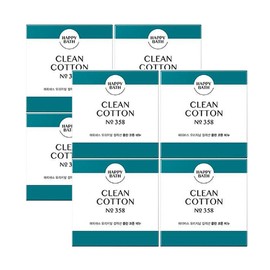 Happy Bath Soap Original Collection Clean Cotton 90g x 8/Wash Soap / 해피바스 비누 오리지널 컬렉션 클린 코튼 90g x8개/세수비누