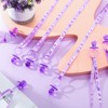 Tigeen 36 Pcs Baby Shower Pacifiers Necklace Acrylic Baby Pacifiers