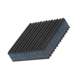 Kozelo 8pcs EVA Foam Rubber Anti Vibration Pads -[3"x3"x7/8"] Isolation Rubber Pads, Anti-Slip, for HVAC System and Washer, Black and Blue