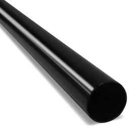 Z3K Black Round Pipe Black Pipe Iron Pipe Outer Diameter Φ1.0 inches (25 mm) Diameter 1.0 inches (25 mm) Length 19.7 inches (50 cm)