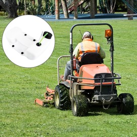 POPETPOP Brush Cutter Gas Tank : Plastic Lawn Tractor Gas Tank with Pipe for Brush Cutter 40-5BL, Easy Installation, 9.6 x 5.7 x 2.8 inch (White)